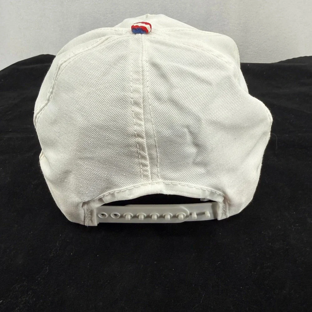 Vintage Duron Paints Wallcoverings‎ Snapback Hat White Blue Red Made USA